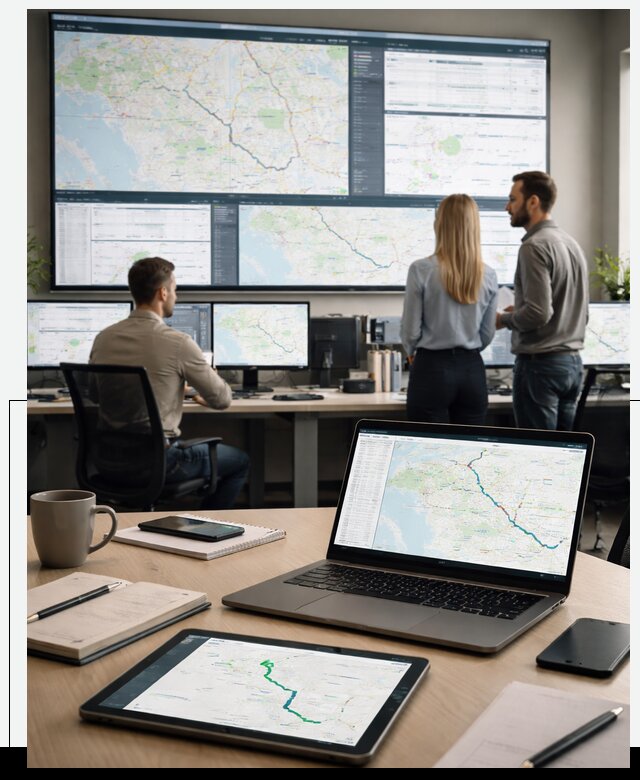 Трекинг грузов и Fleet Management, мониторинг автопарка в Кирове